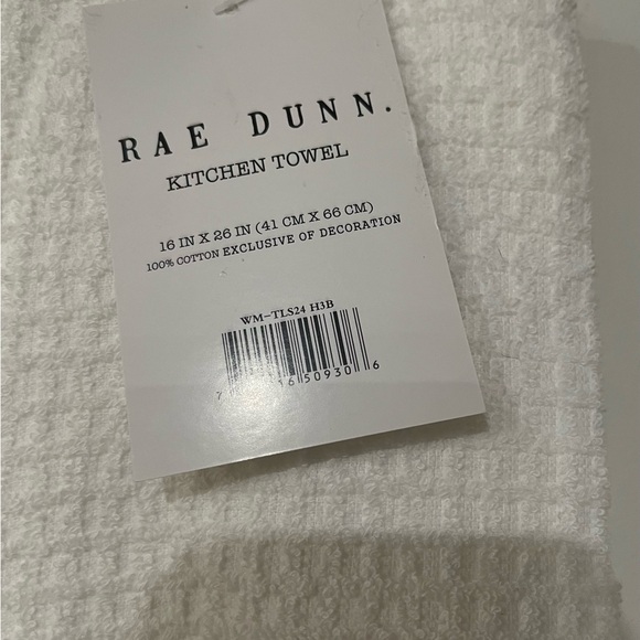 Rae Dunn BLESSED kitchen towels NWT two towels - Picture 2 of 3